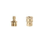 Customize snow foam lance foam cannon car wash machine adapters brass connector male female prices