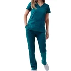 Beauty STRETCH Design Hospital Uniformes Nursing Uniforms Medical Scrubs Cotton Doctor /Nurse Uniforms