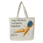 Cheap custom design printed recycle tote shopping korean canvas bag