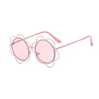 Spring and summer new children's sunglasses sun flower literary irregular for kids