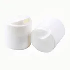 Lid Disc Caps White 18mm 20mm 24mm 410 PP Black White Press Cap Disc Top Cap Lid For Cosmetic Packaging