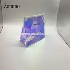 Silver holographic makeup bag pvc cosmetic bag