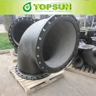 ISO2531 Ductile cast Iron double 90 degree elbow DI Flange bends