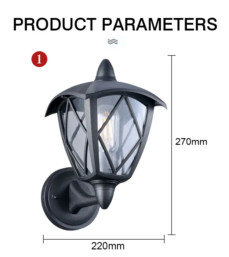 Most Popular Decor Creative Outdoor Wall Lamps For Garden Gallery