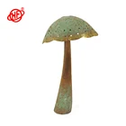 Art Home Hengfa Metal Art Garden Home Decor Rusty Antique Green Mushroom Agaric