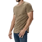 High Quality 2020 Fashion Custom Slub Cotton T Shirt Jersey Knit Fabric Men's T shirts