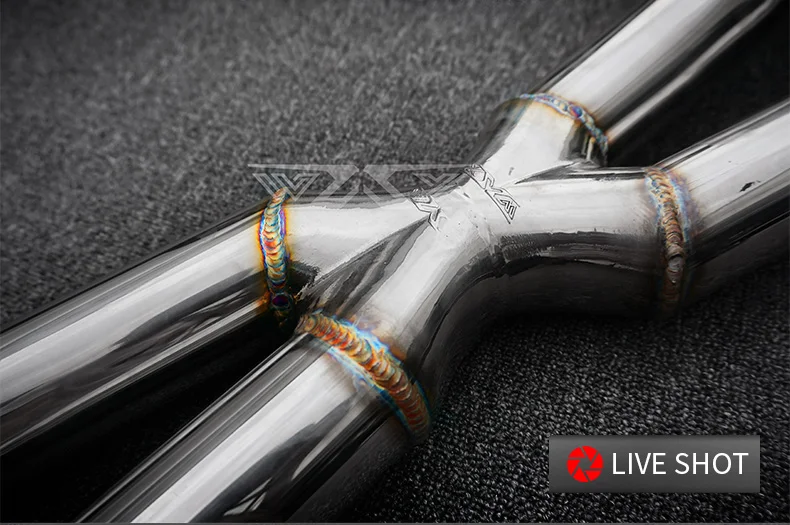 Exhaust Pipes Muffler Catback For AUDI A6 A7 A8 2011-2022 Stainless Steel Exhaust Cat-back with Electronic Valve Control