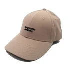 6 Panel Adjustable Korea Embroidery Style Tan Custom Hip-Hop Baseball Caps Hats Men