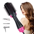 One Step Hair Dryer and Volumizer Hair Straightener Brush / Hot Air Brush Styler One Step Hair Dryer