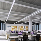 Surface Mounted Hanging 4ft 30w 40w listed office led pendant light
