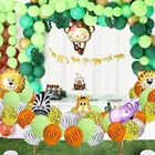 UMISS Jungle Safari Theme Party Decorations cake topper party Supplies and Favors for Kids Boys Birthday Baby Shower Decor
