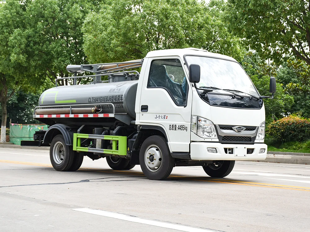 New 3000l 3 Cubic Meter Foton Forland Fecal Suction Truck With Vacuum