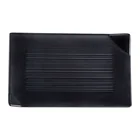Cheap Durable Japanese Black Melamine Plates Melamine Sushi Plate