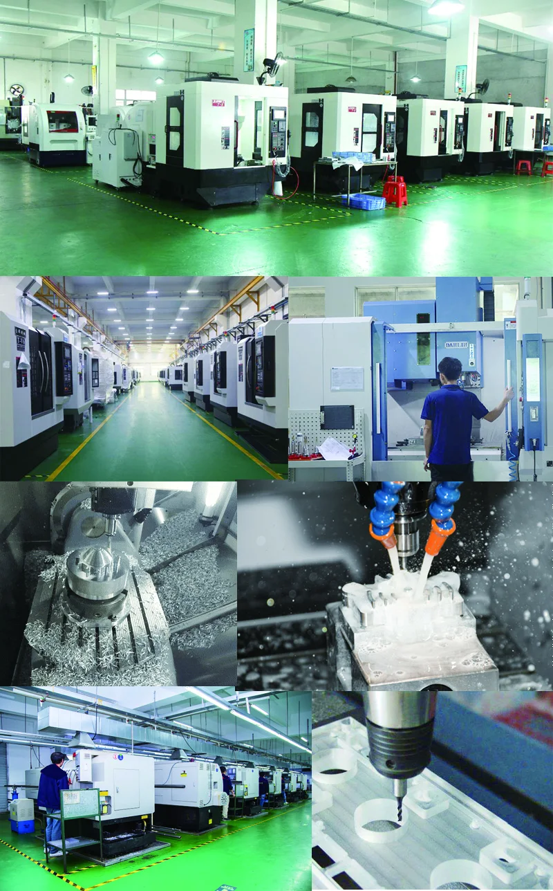 High precision CNC milling mechanical plastic metal parts processing PC POM ABS ptfe Aluminum CNC machining products