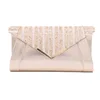 Female New Fashion Dinner Pu Sequin Bag Clutch Evening Party Bag