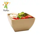 Merry christmas decorative printed cheap rice husk natural color soup rice mixing bowl set