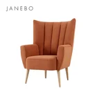 Hot sale high quality import home furniture single seater fabric sofa chairs