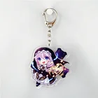 Custom anime double-side acrylic keychain with keyring