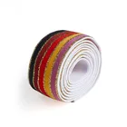 wholesale custom printed Colored decorative ribbon belt elastic webbing band for waistband