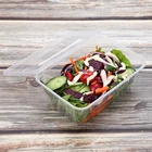 Microwavable Plastic Container Packing Use PP Rectangular Food Container Bento Lunch Boxes