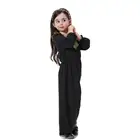 2019 New fashion children kids long sleeve muslim dress islamic clothing abaya