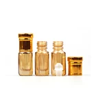 Selling well around the world small jars empty octagonal perfume glass bottles 3ml