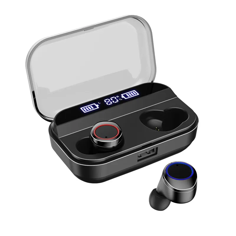 Q32 Hight Quality Chips Bluetrum Watch Earphone Earbuds with 1500mah Charging Case Unique Sports Earphone Earbuds Tws - ANKUX.COM