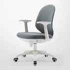 KOMIE Factory Hot Selling Swivel Reception Seat Big Size Height Adjust Office Staff Sofa Chair With Armrest