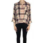 Amazon hot selling blouse for women girls summer blouse uniform tops