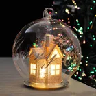 christmas decoration empty plain white christmas sphere ornaments baubles glass ball