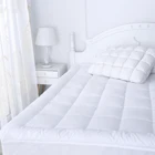 Mattress Pad Reversible for All Seasons - Pillow Top Fitted Mattress Pad Cover (Deep Pocket 8"-21")
