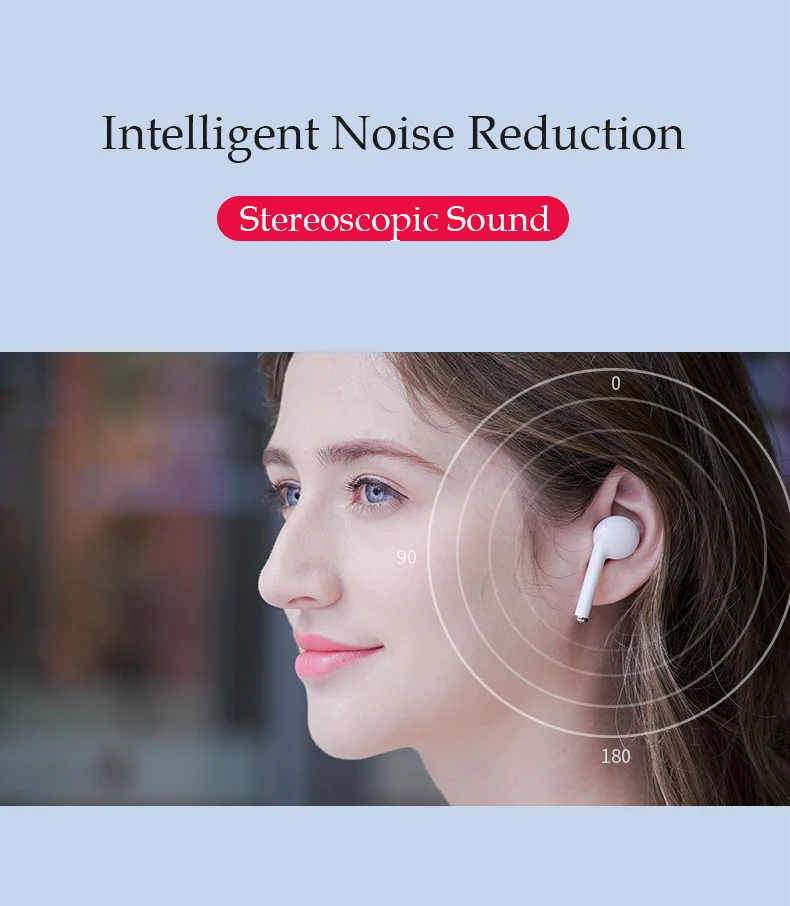 Sports Earphones Gym Running, HD Stereo Headset w/Mic, wireless charging Battery Noise Cancelling Earbuds with Bluetooth - ANKUX.COM