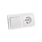OUCHI Super September Flush Mounted ABS Plate 250V 10/16A Wall Sockets And Switches