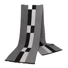 Fashion design winter knit men wholesale custom scarf