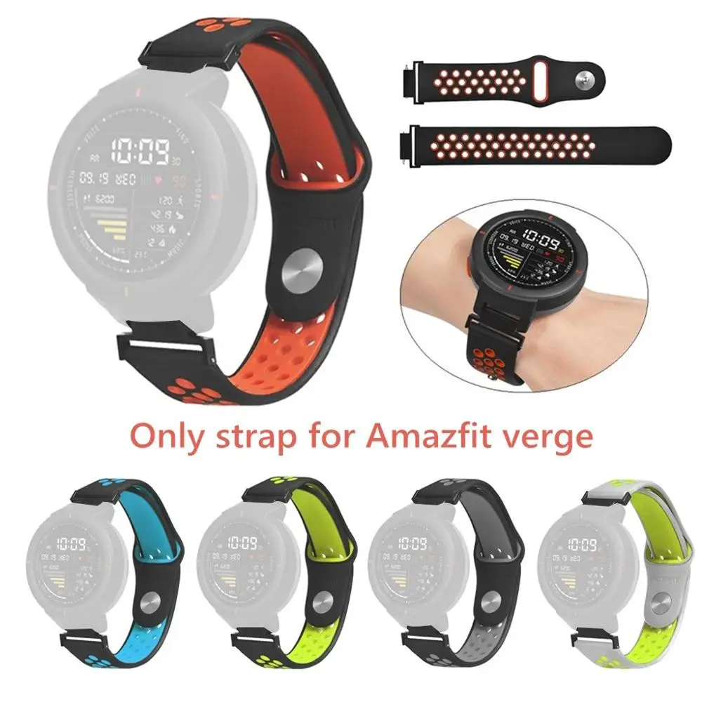 Sports Soft Silicone Replacement Watch Band Wrist Strap For Huami