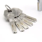 *European Master Key System Brass Security An-drill Mortise Door Lock Cylinder