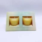 Scented Candles Natural Soy Travel jar Candle scented luxury glass jar