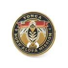 custom round shape antique bronze soft enamel animal logo lapel pins badge