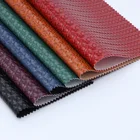Lace Leather 2020 Fabcy Flower Design Sequin Lace Fabric Pu Leather For Shoes