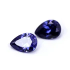 wholesale tanzanite 4*6mm pear shape synthetic stones cubic zirconia price