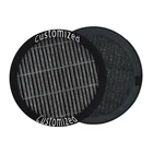 customized air purifier cleaner replacement pm2.5 h10 h11 h13 h14 round hepa filter