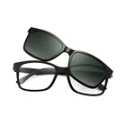 Custom elegant mens polarized ultem glasses clip magnetic