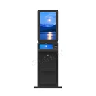 Hotel Check In self service Kiosk with Card Dispenser and printer
