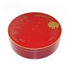 Wholesale Customize High-grade Metal Round Cake Tin Box Food Grade Chocolate Pastry Tin Can For Round Cookie Tin Box
