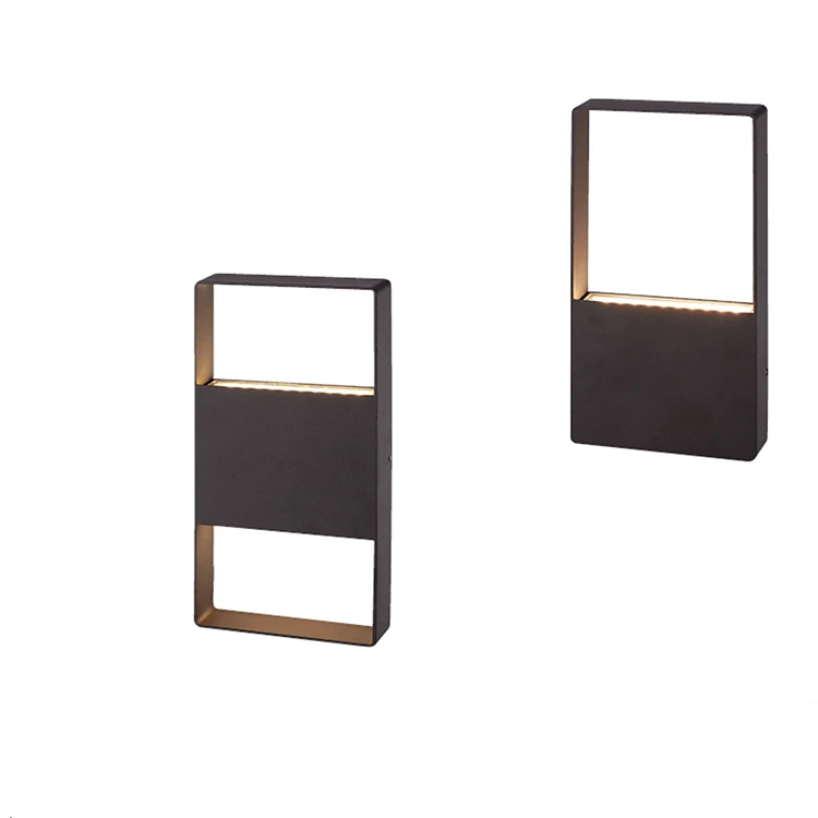 Factory simple modern waterproof IP54 LED wall lamp garden light