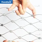 316 Ferruled Stainless Steel Rope Wire Mesh Net For Zoo
