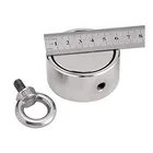 Double-sided fishing magnet double-side water powerful neodymium magnets double-faced 2x600kgs force