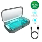 New arrival UVC lamp phone/mask sterilization box one button machine portable uv light sterilizer bag OEM