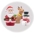 Led の色の変更ライト、 3 個サンタクロースライトアップおもちゃ、クリスマス 2019 のプレゼント
