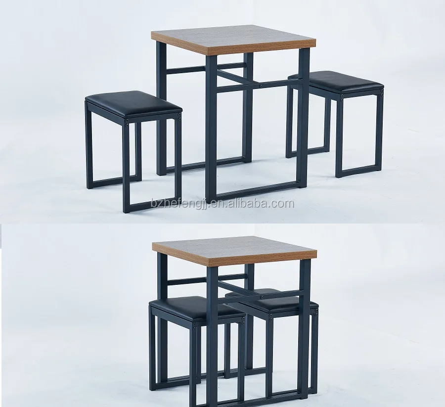 1 2 <strong>table</strong> and chairs for dining room, kitchen room mdf table top